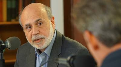 Former Chairman of the Federal Reserve, Bernanke.