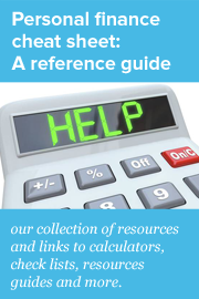 Personal finance cheat sheet: A reference guide