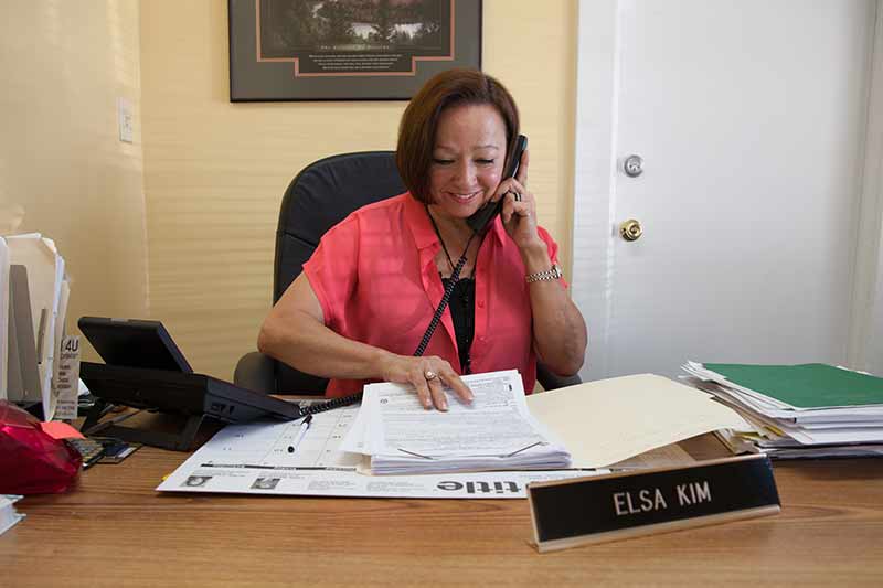 Elsa Kim, a real estate agent who helped Irma Alvarado sell the house. (Photo credit: Rafael Cardenas)